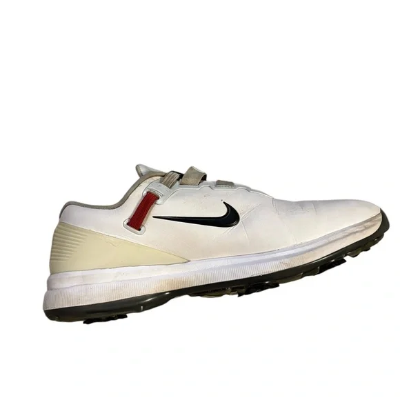 Nike Tiger Woods 71 FastFit‎ White Golf Spikes Size 10.5